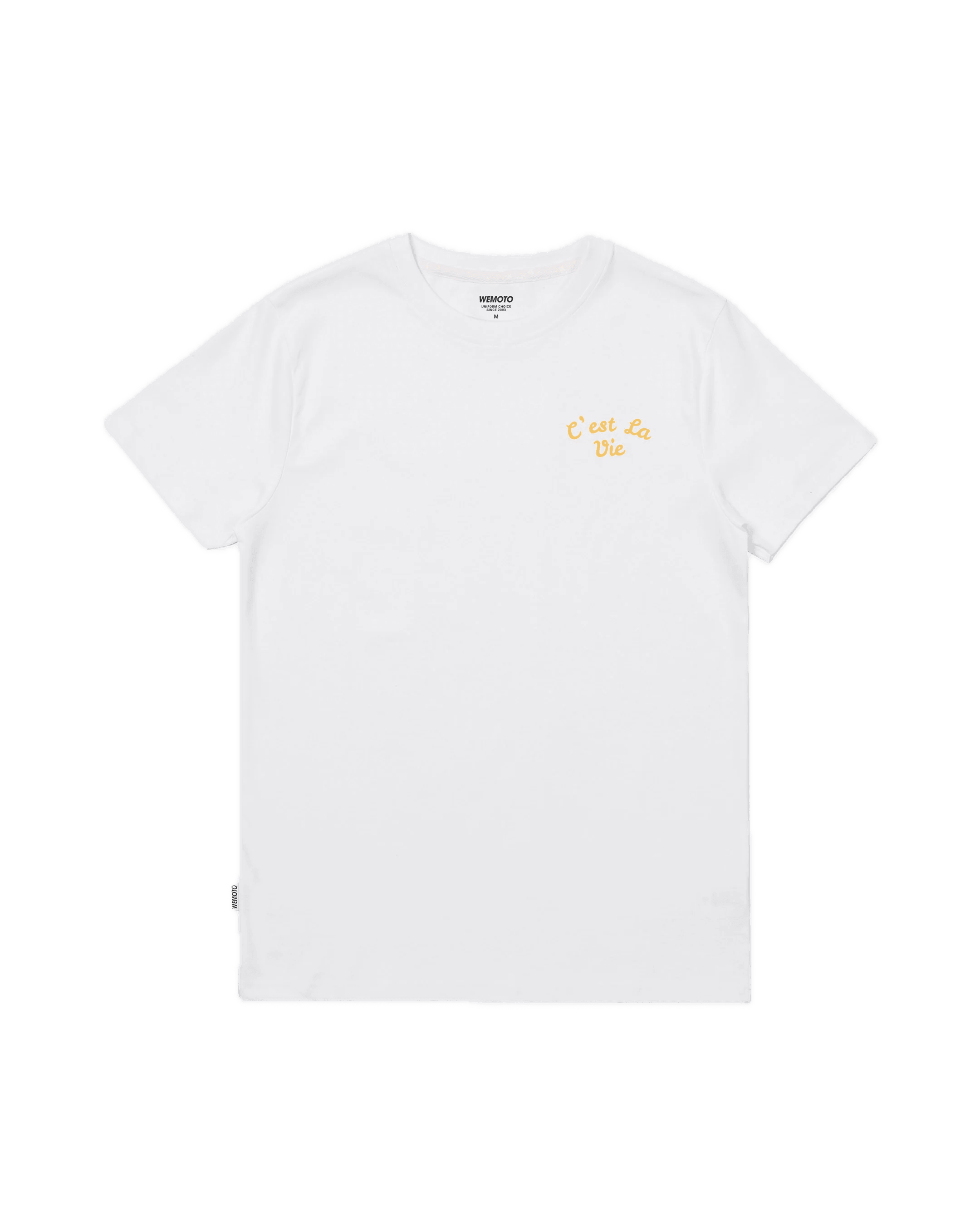 Camiseta WEMOTO Vie Blanca de Algodón Orgánico - ECRU