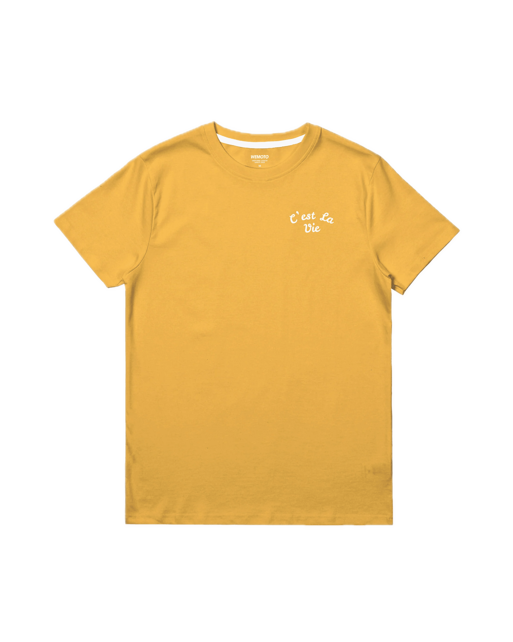 Camiseta WEMOTO Vie Ochre de Algodón Orgánico - ECRU