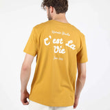 Camiseta WEMOTO Vie Ochre de Algodón Orgánico - ECRU