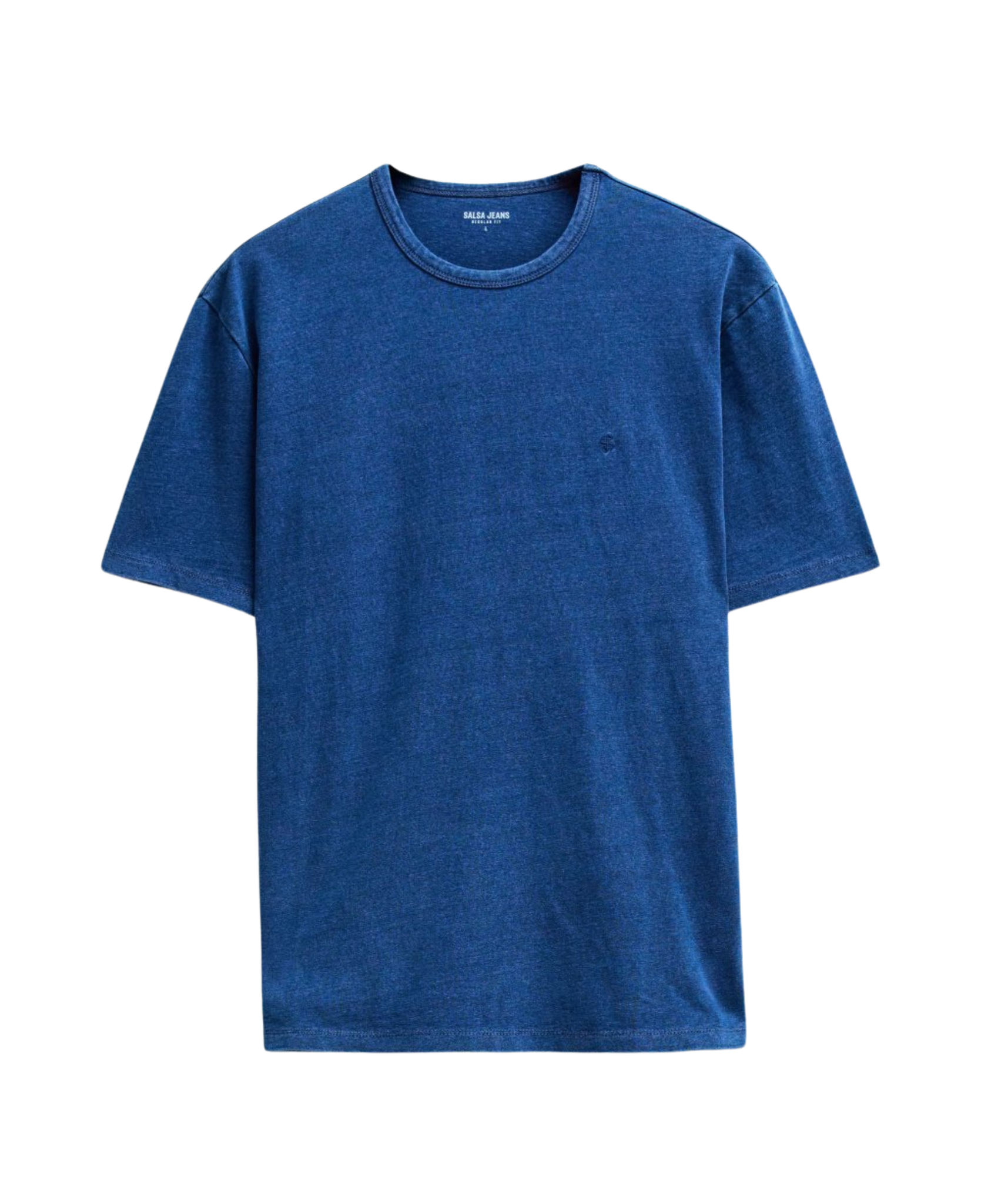 T-Shirt mit Salsa-Logo, blaue mittlere Waschung 