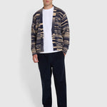 Cardigan Farah Ferrick True Navy - ECRU