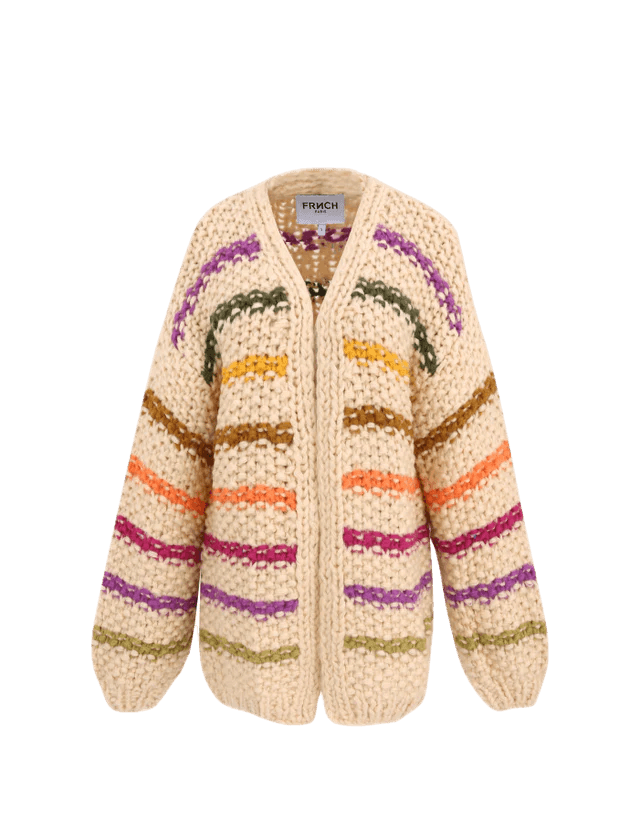 Cardigan FRNCH Lobelia Creme - ECRU