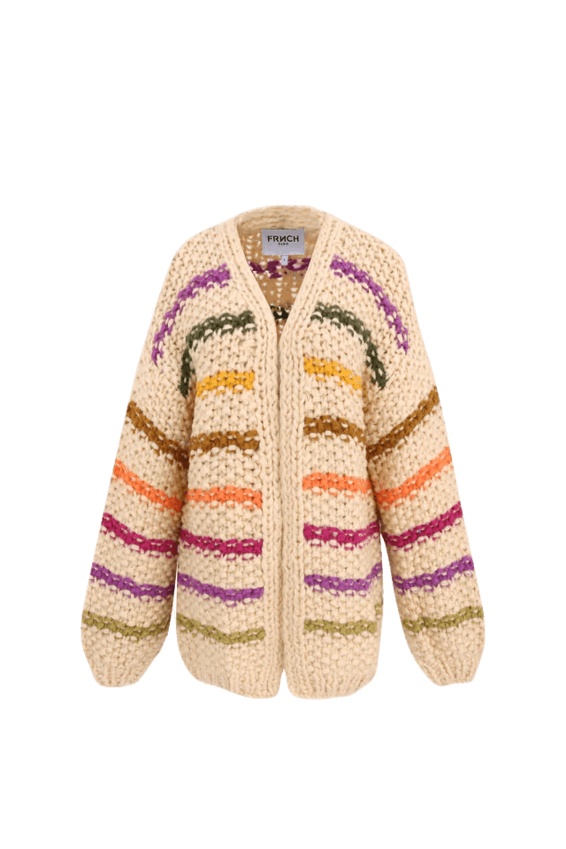 Cardigan FRNCH Lobelia Creme - ECRU