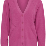 Cardigan ICHI Boston Super Pink - ECRU