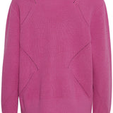 Cardigan ICHI Boston Super Pink - ECRU