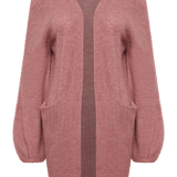 Cardigan ICHI Kamara Heather Rose - ECRU