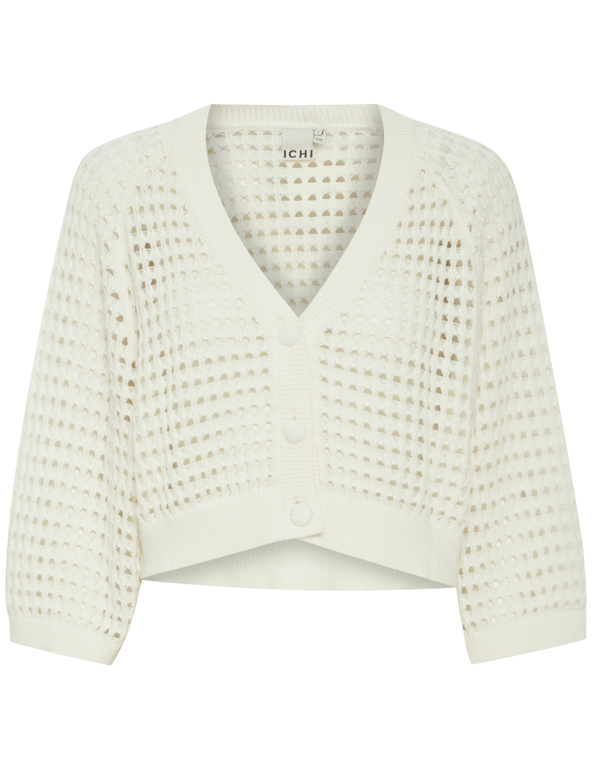 Cardigan ICHI Laluha Blanco - ECRU