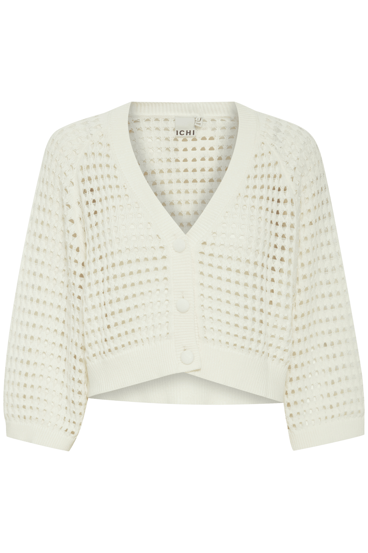 Cardigan ICHI Laluha Blanco - ECRU