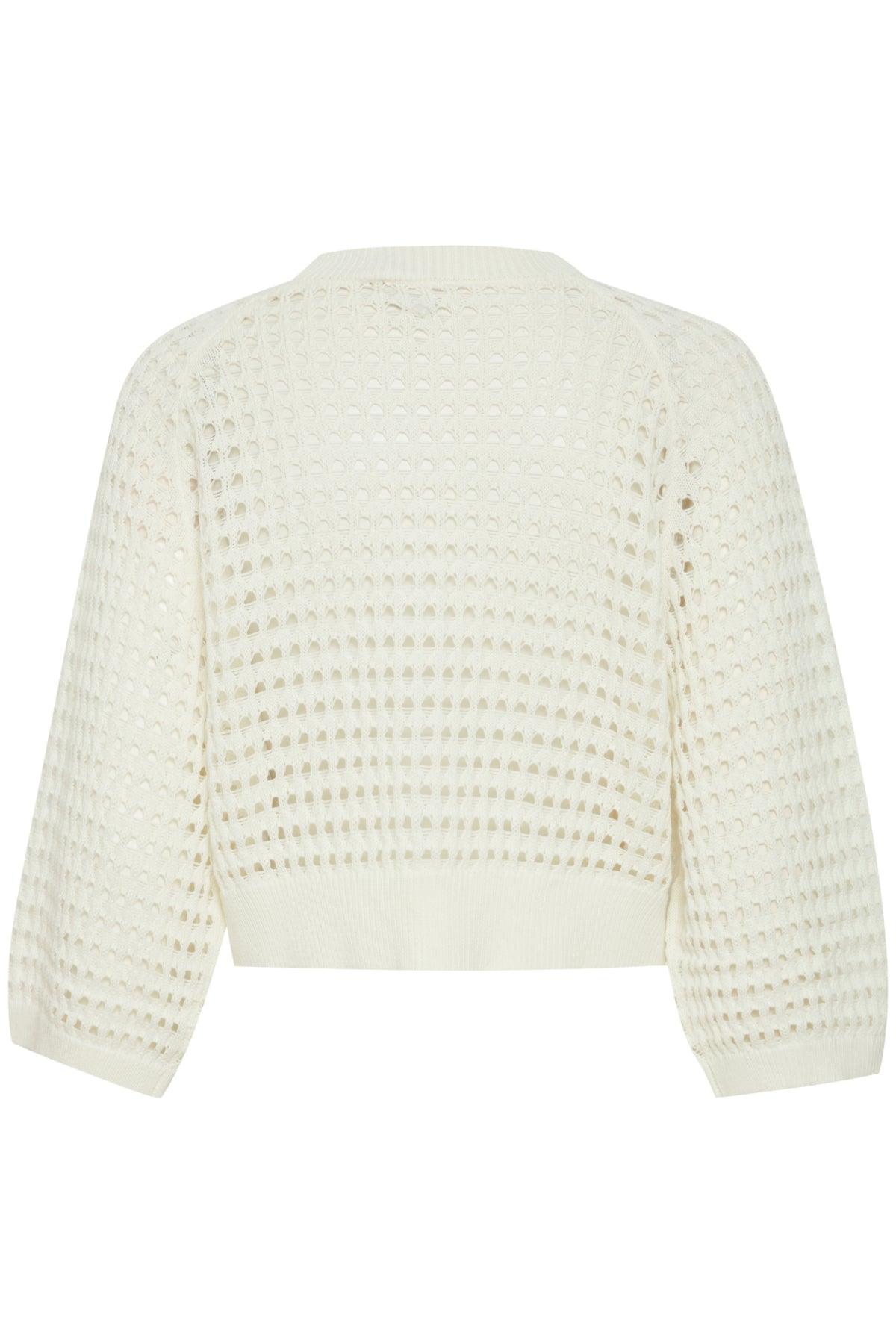 Cardigan ICHI Laluha Blanco - ECRU