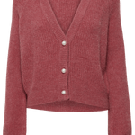 Cardigan ICHI Marin Heather Rose - ECRU