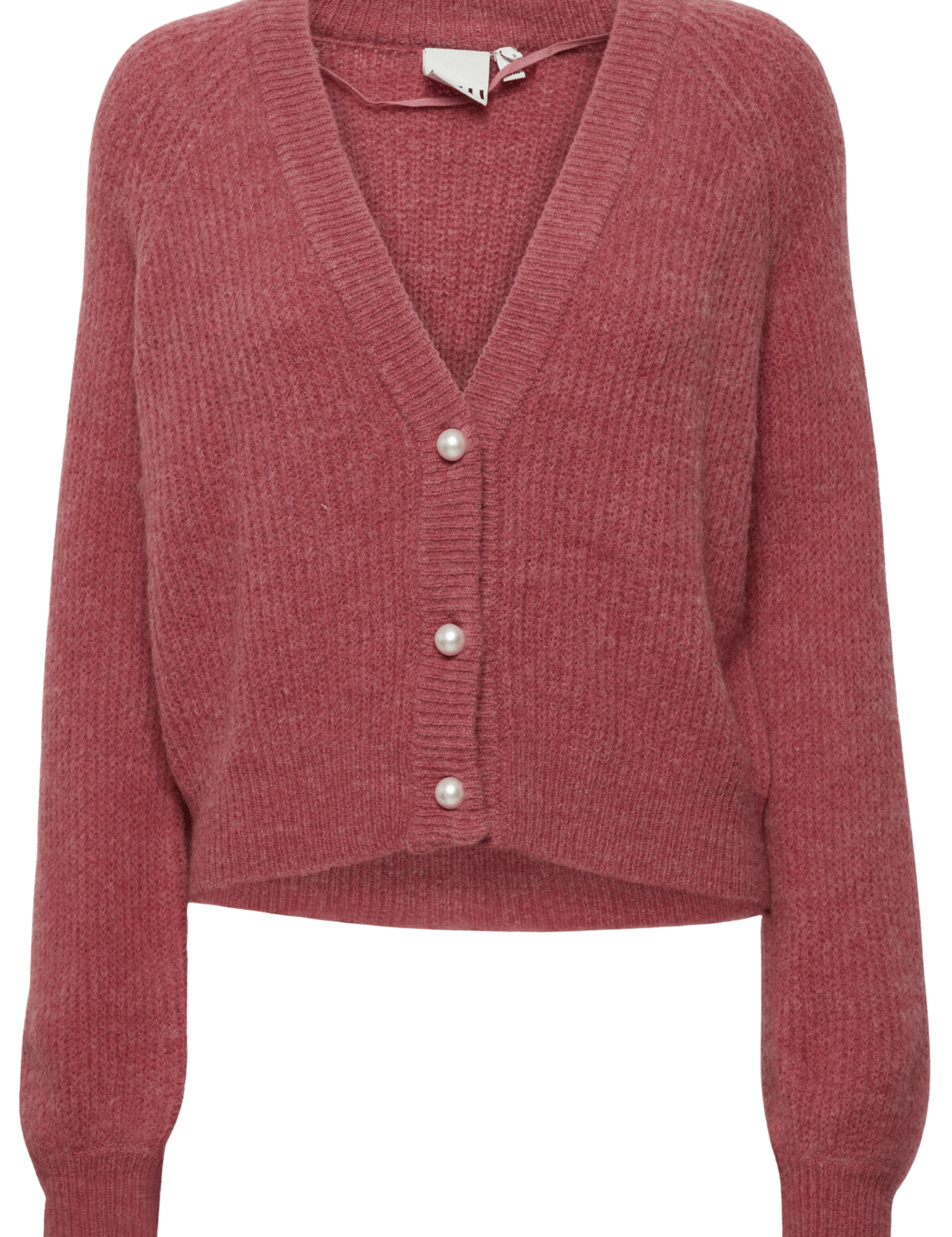 Cardigan ICHI Marin Heather Rose - ECRU