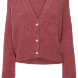 Cardigan ICHI Marin Heather Rose - ECRU