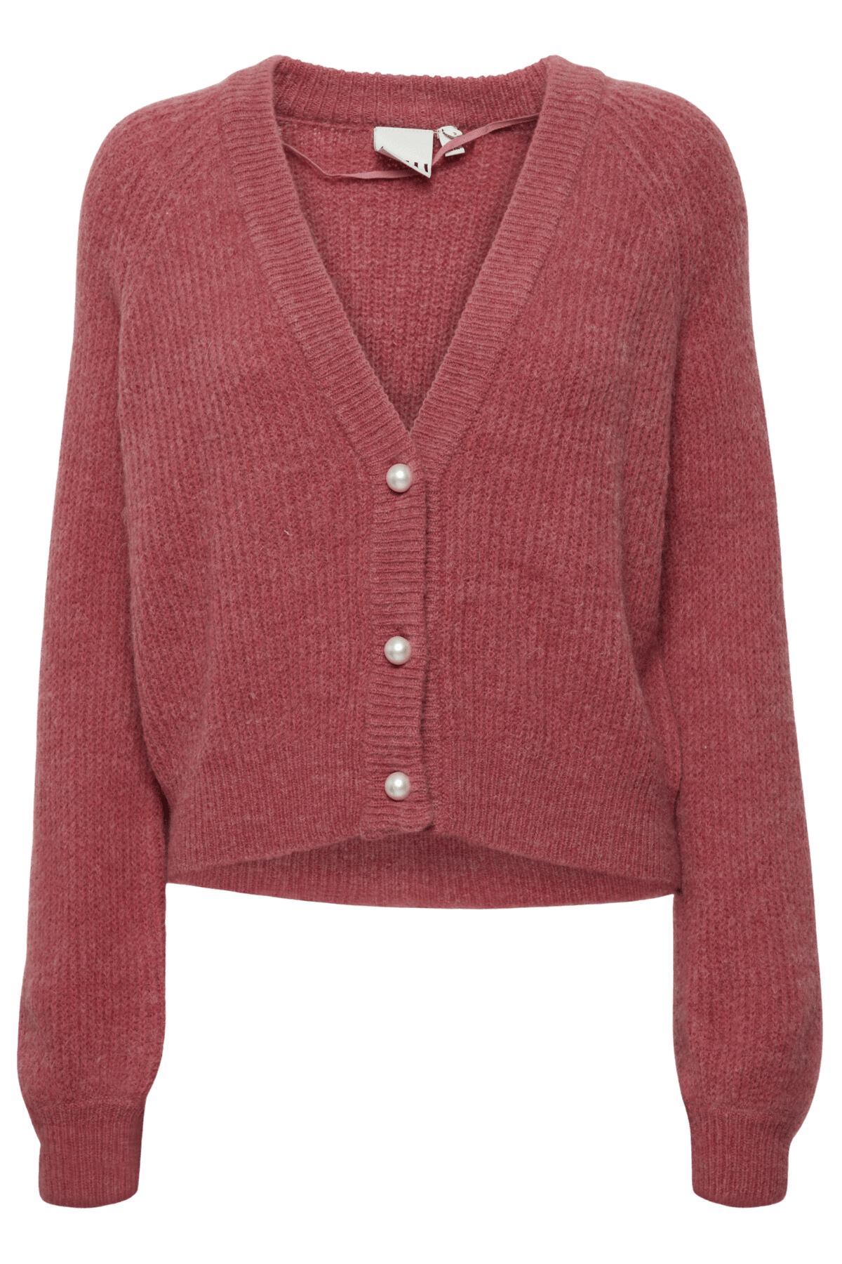 Cardigan ICHI Marin Heather Rose - ECRU