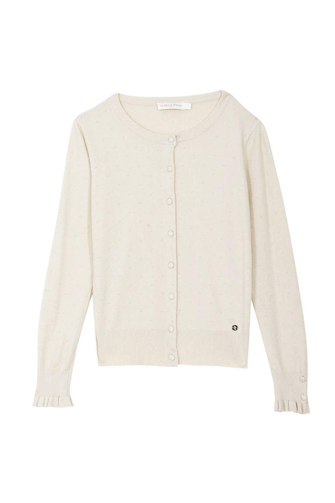 Cárdigan La Petite Étoile Forina Beige - ECRU