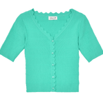 Cardigan Molly Bracken Turquoise - ECRU