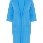 Cardigan Saint Tropez Kila Azure Blue - ECRU