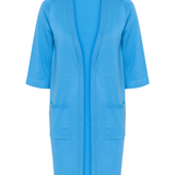 Cardigan Saint Tropez Kila Azure Blue - ECRU