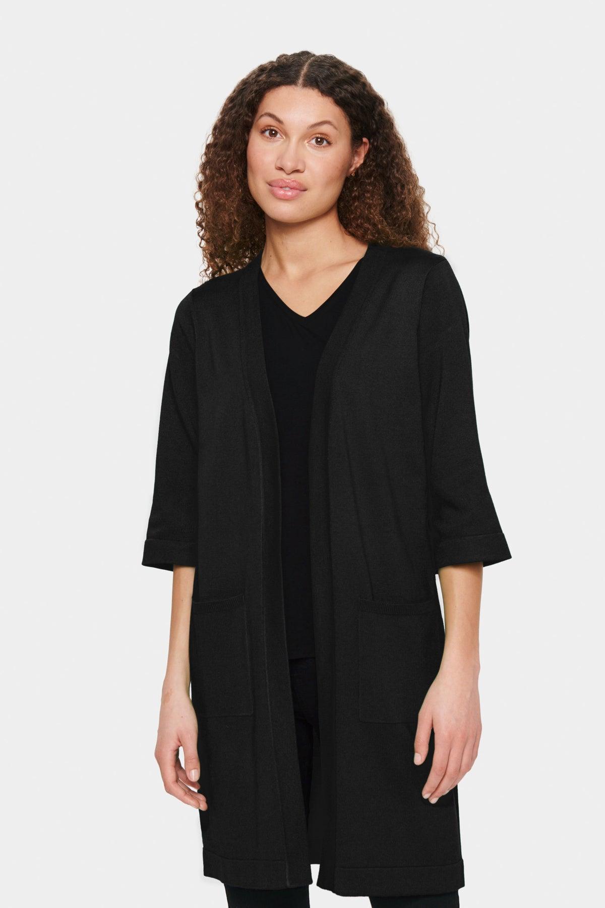 Cardigan Saint Tropez Kila Black - ECRU