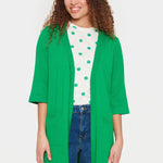 Cardigan Saint Tropez Kila Deep Mint - ECRU