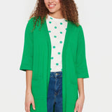 Cardigan Saint Tropez Kila Deep Mint - ECRU