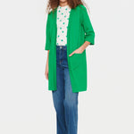 Cardigan Saint Tropez Kila Deep Mint - ECRU