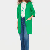 Cardigan Saint Tropez Kila Deep Mint - ECRU