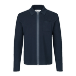 Cardigan Samsøe Samsøe Gunan X Zip 10490 Sky Captain - ECRU