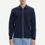 Cardigan Samsøe Samsøe Gunan X Zip 10490 Sky Captain - ECRU