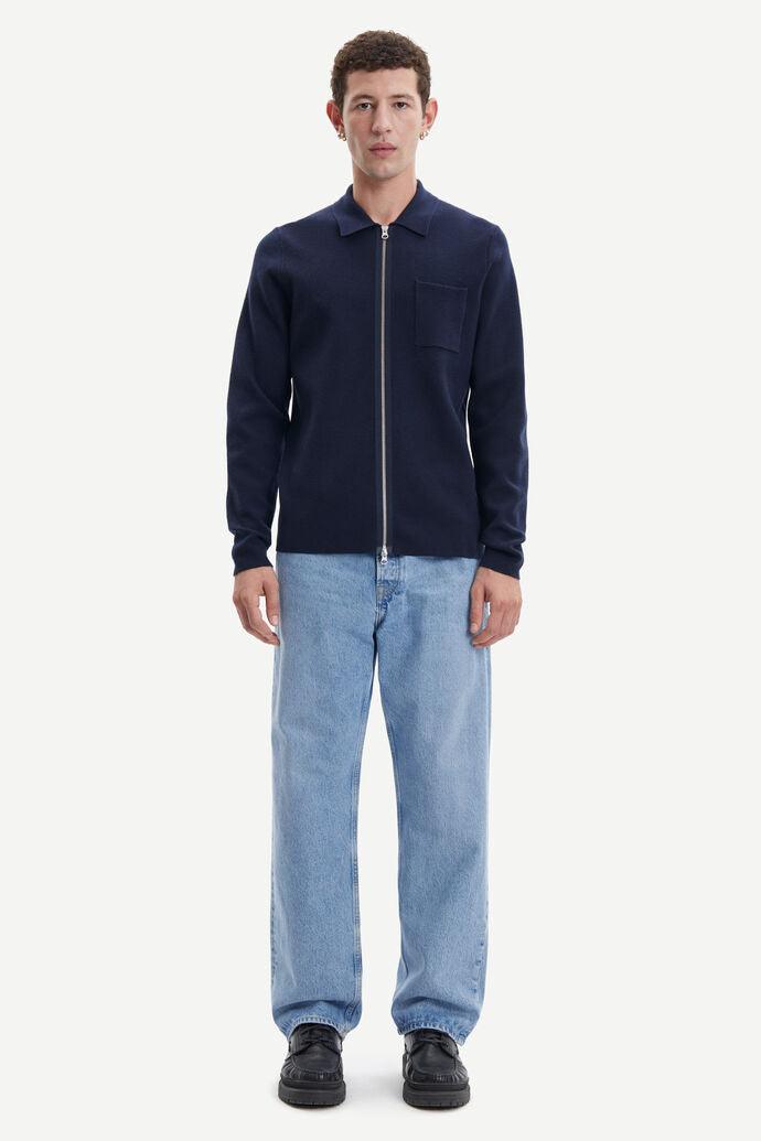 Cardigan Samsøe Samsøe Gunan X Zip 10490 Sky Captain - ECRU