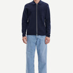 Cardigan Samsøe Samsøe Gunan X Zip 10490 Sky Captain - ECRU