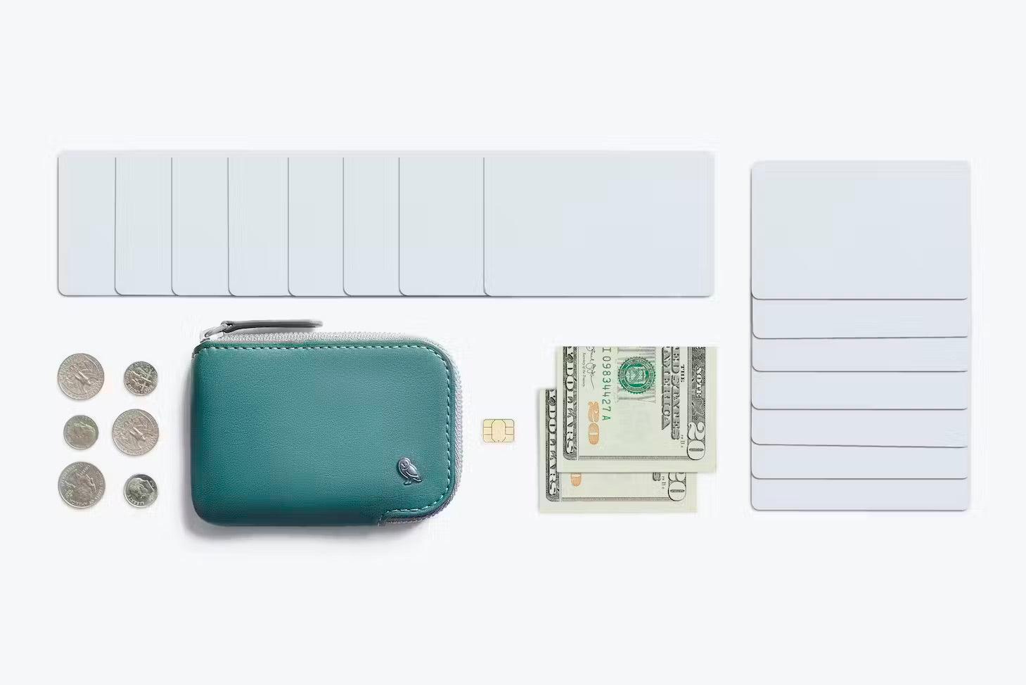 Cartera Bellroy Card Pocket Teal - ECRU