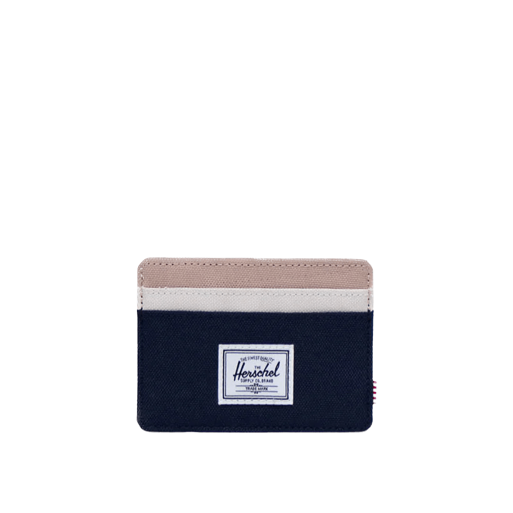 Cartera Herschel Charlie Peacoat Light Taupe Whitecap Gray - ECRU