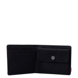 Cartera Herschel Roy Coin Jet Black - ECRU