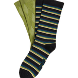 Pack de Calcetines KING LOUIE Century Stripe Woodbine Green