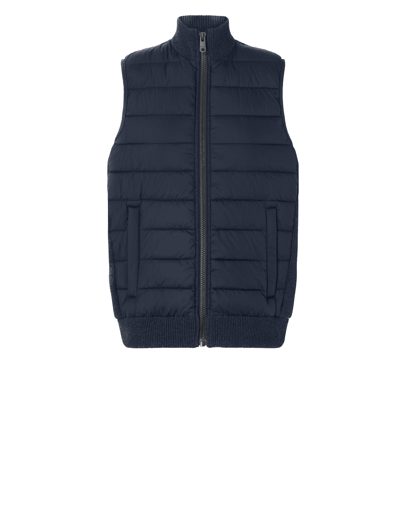 Chaleco Ecoalf de Punto Trim Deep Navy - ECRU