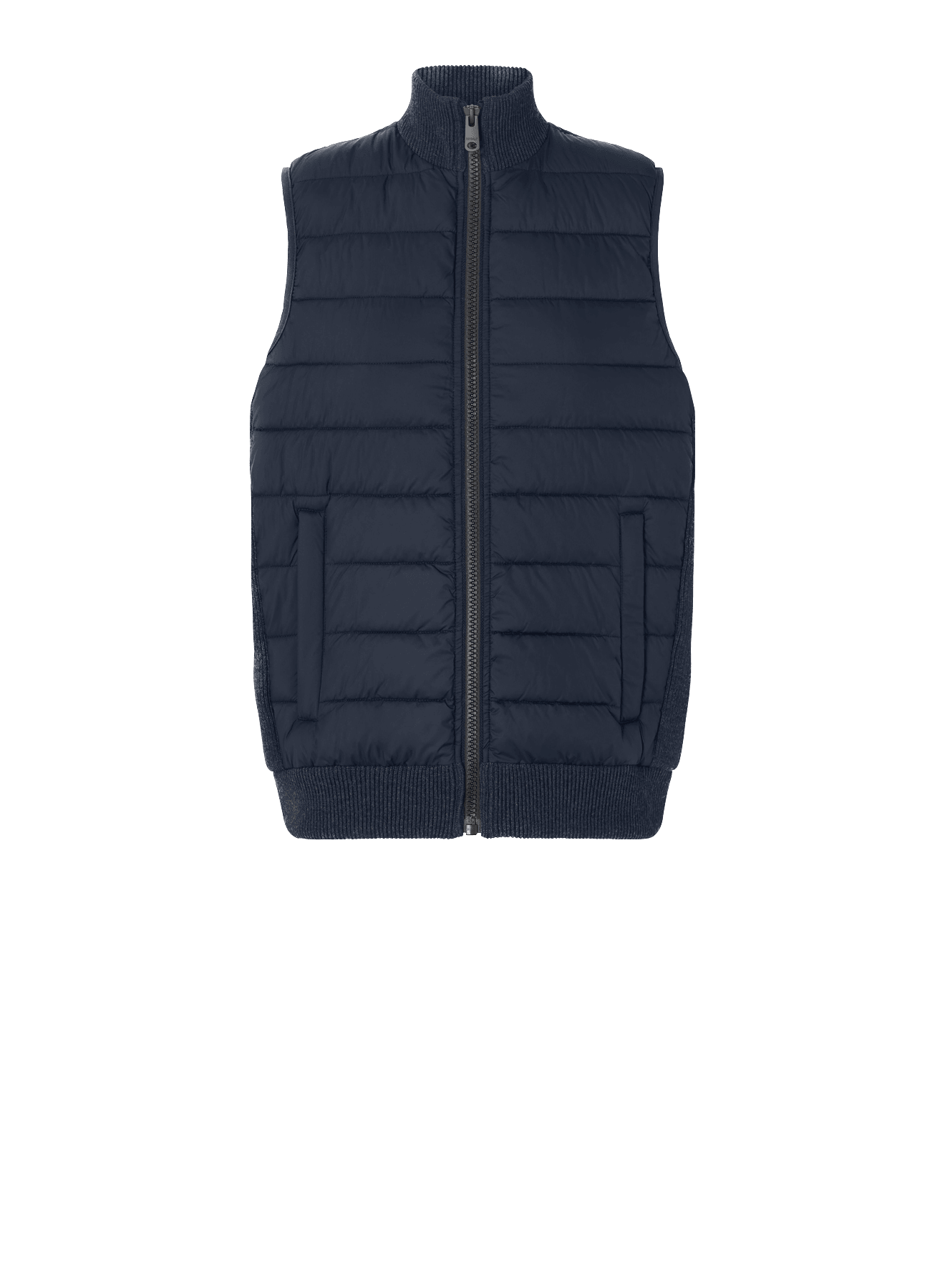 Chaleco Ecoalf de Punto Trim Deep Navy - ECRU