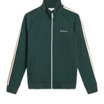 Chaqueta Ben Sherman de Chándal Signature House Taped Dark Green - ECRU