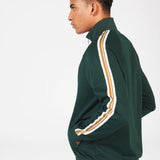 Chaqueta Ben Sherman de Chándal Signature House Taped Dark Green - ECRU