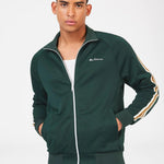 Chaqueta Ben Sherman de Chándal Signature House Taped Dark Green - ECRU