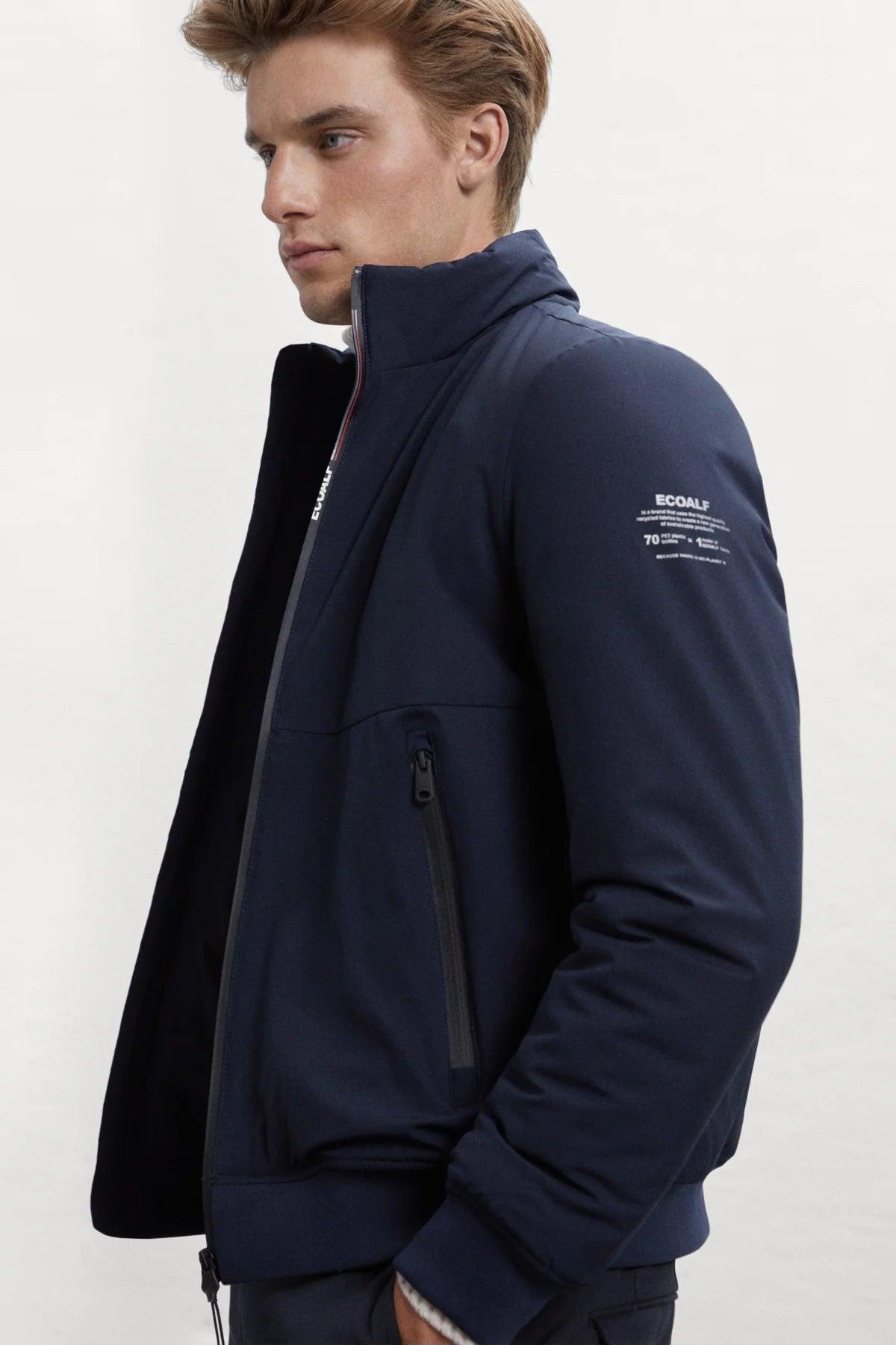 Chaqueta Ecoalf Caraz Deep Navy - ECRU