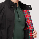 Chaqueta Harrington G9 Baracuta Cloth Black - ECRU