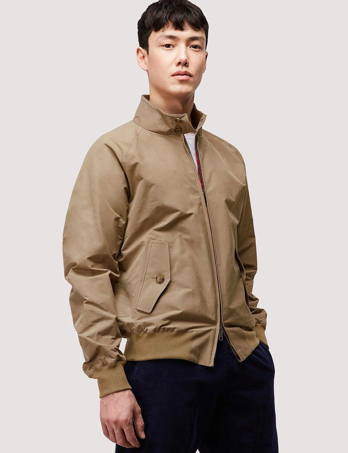 Chaqueta Harrington G9 Baracuta Cloth Tan - ECRU