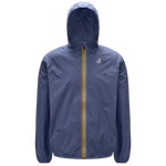 Chaqueta K-WAY Unisex Impermeable Le Vrai 3.0 Blue Indigo - ECRU