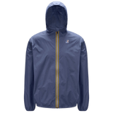 Chaqueta K-WAY Unisex Impermeable Le Vrai 3.0 Blue Indigo - ECRU