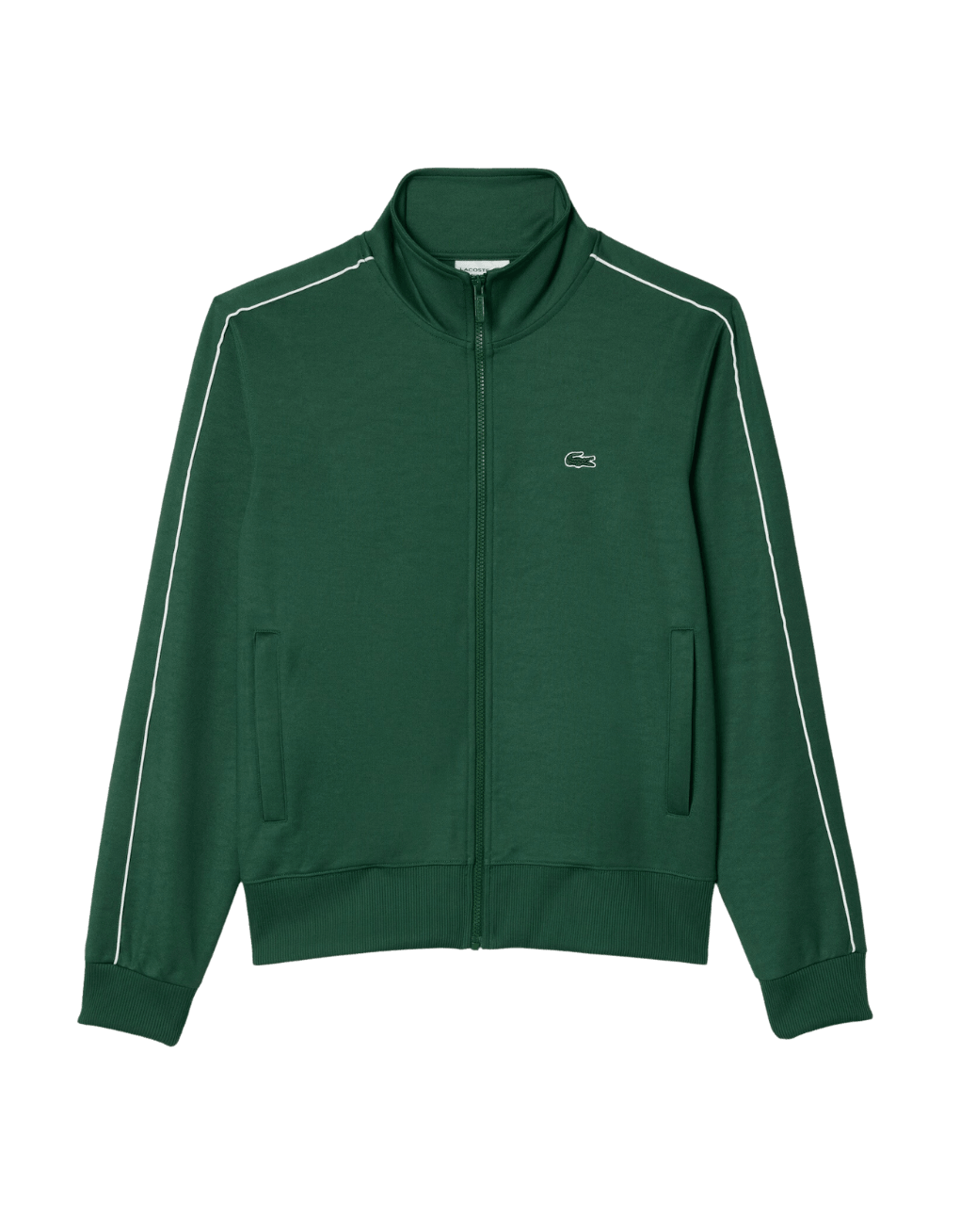 Chaqueta Lacoste de chándal Original Paris de piqué Verde - ECRU