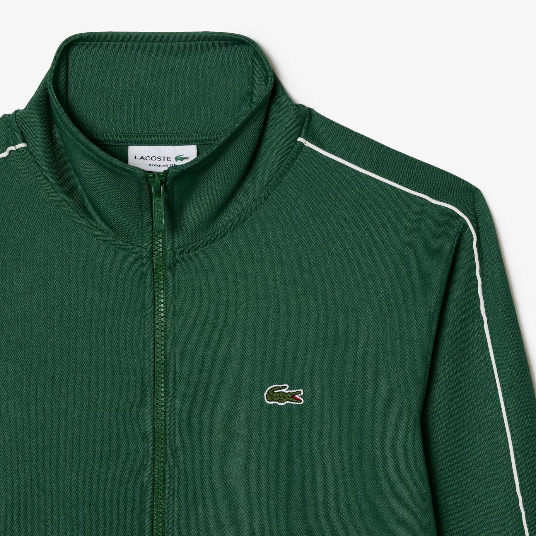 Chaqueta Lacoste de chándal Original Paris de piqué Verde - ECRU