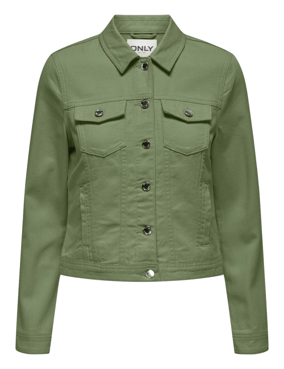 Chaqueta ONLY Tia Oil Green - ECRU