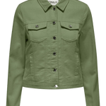 Chaqueta ONLY Tia Oil Green - ECRU