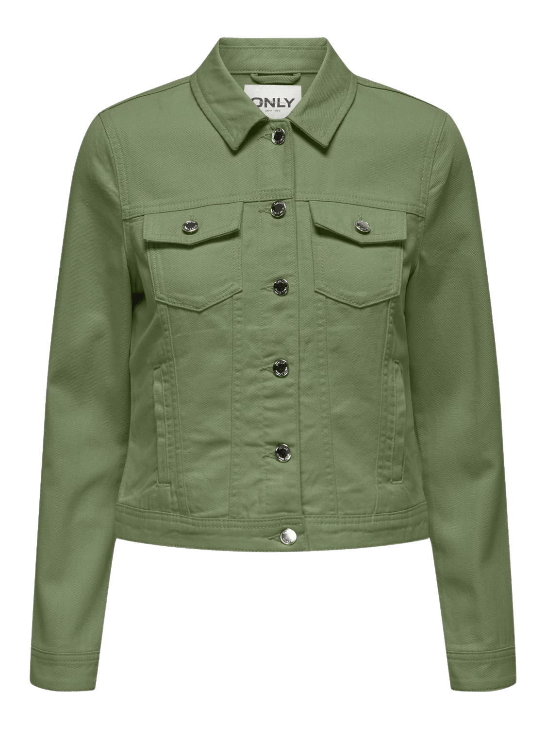 Chaqueta ONLY Tia Oil Green - ECRU