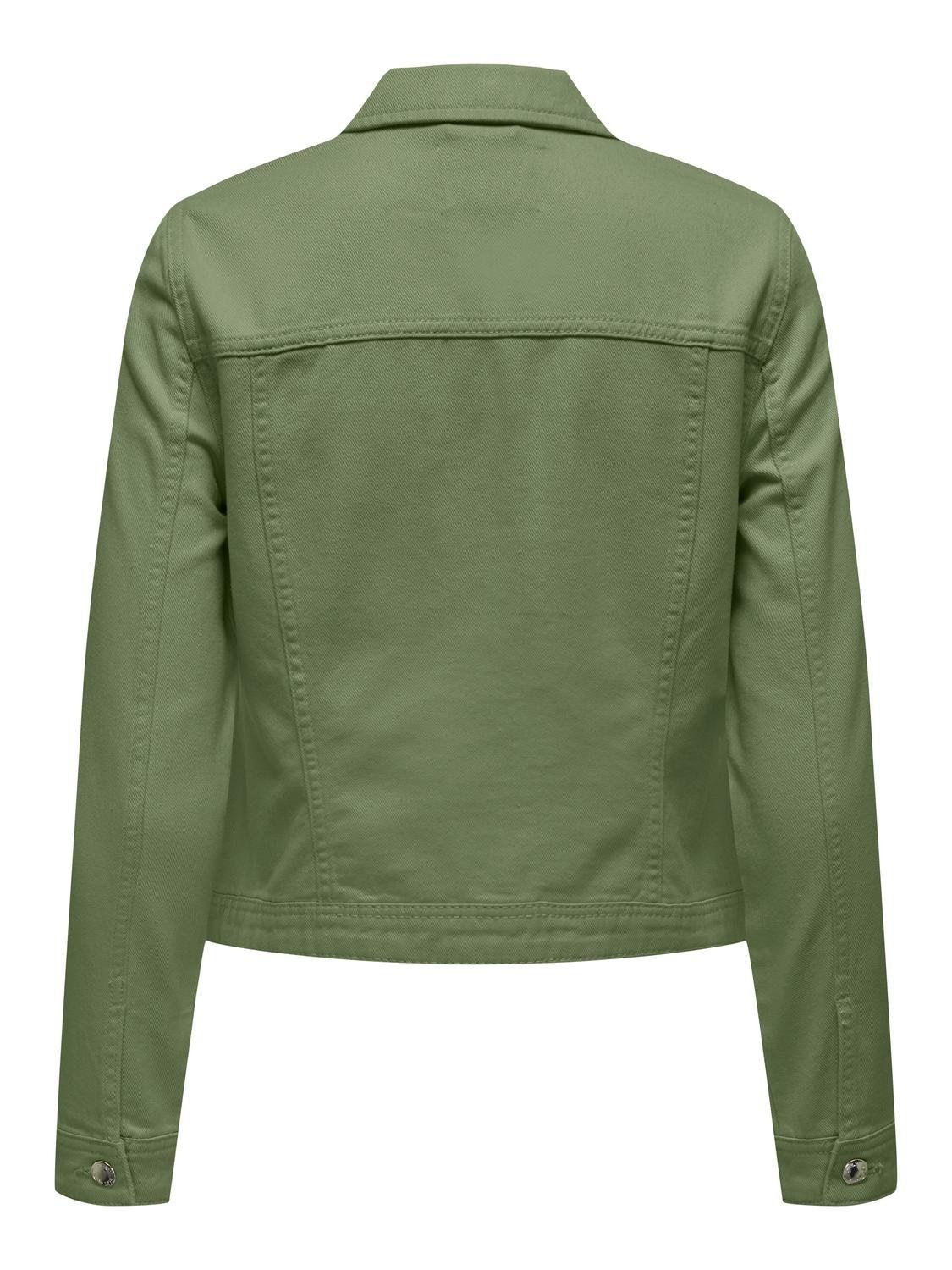 Chaqueta ONLY Tia Oil Green - ECRU